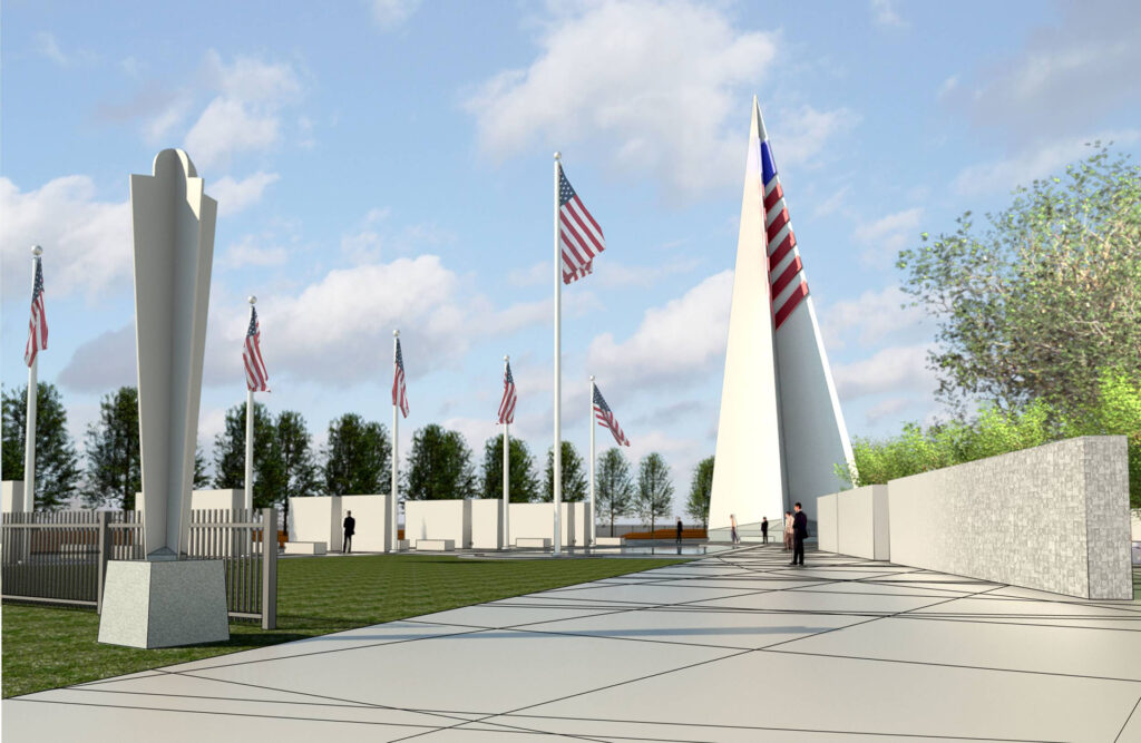 Cobb Veterans Memorial rendering